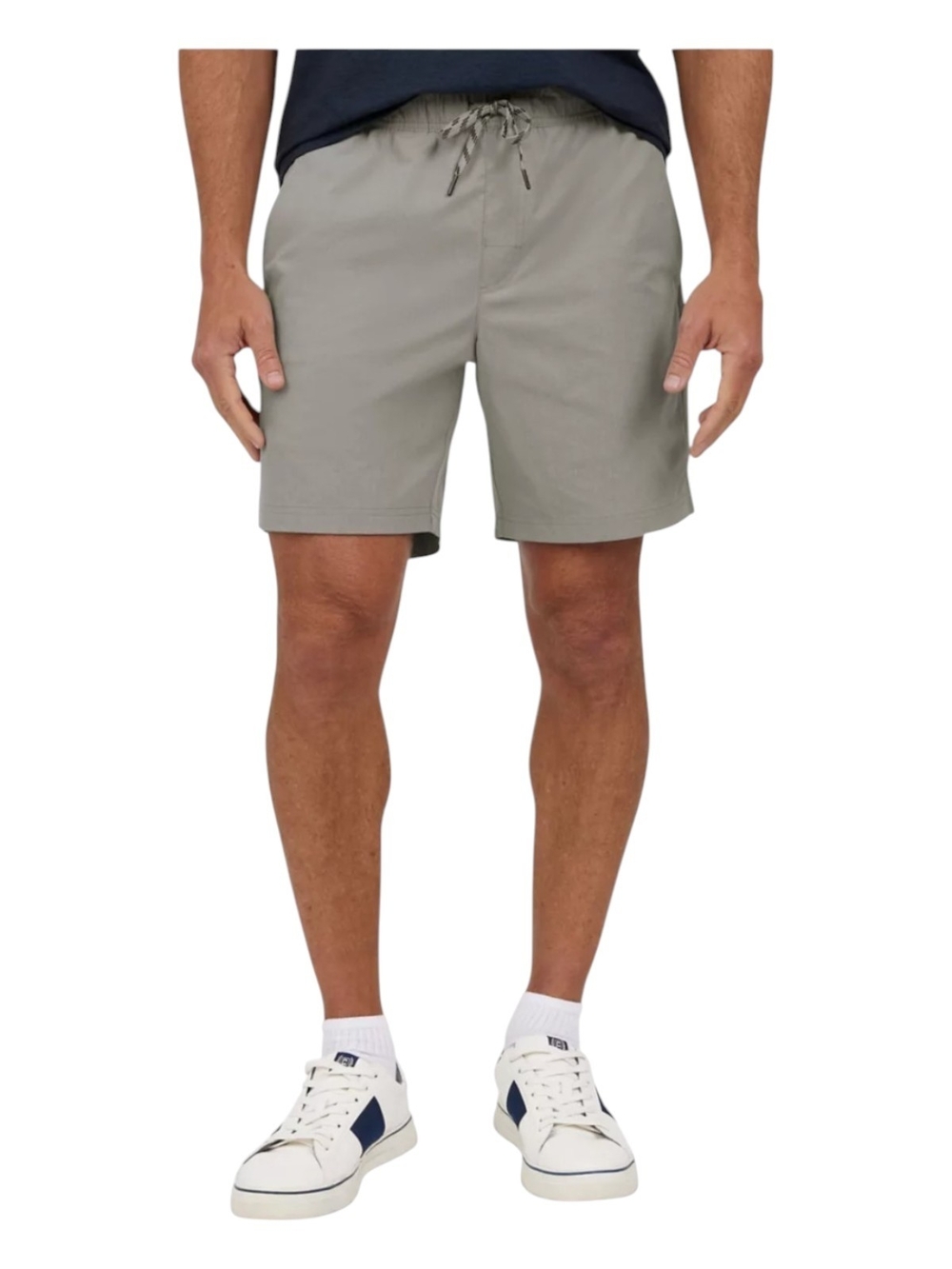 Chaps Shorts New XXL Gray Performance 7". Moisture Wicking. Zip Pocket. Comfort